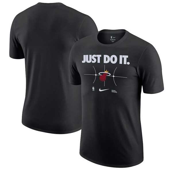 Men's Miami Heat Black Just Do It T-Shirt,We sell and wholesale Men's Miami Heat Black Just Do It T-Shirt on line form chian!